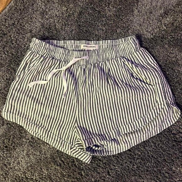 billabong striped linen shorts - Picture 1 of 3